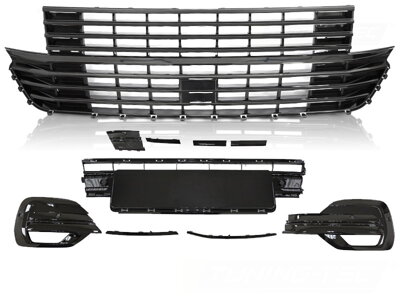 Predná maska VW T6.1 Glossy Black