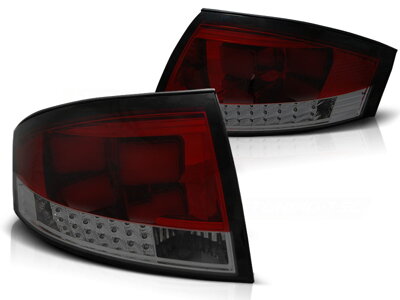 Zadné svetlá Audi TT 8N 99-06 Red Smoke Led