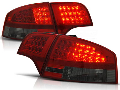 Zadné tuningové svetlá Audi A4 B7 04-08  Sedan Red Smoke