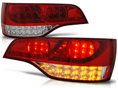 Zadné LED svetlá AUDI Q7 06-09 Red White 
