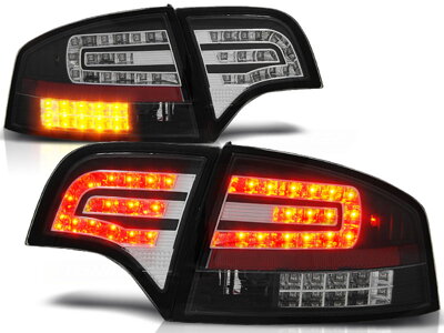 Zadné tuningové svetlá AUDI A4 B7 04-08 Black Led  