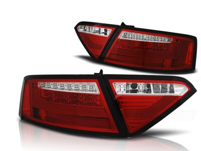 Zadné LED BAR svetlá Audi A5 07-11 Coupe Red White