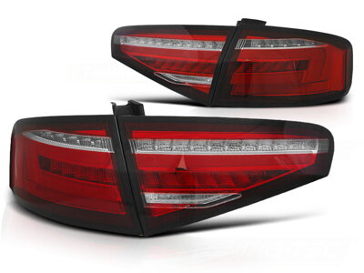 Zadné svetlá Audi A4 B8 12-15 Sedan Red White Dynamic Led