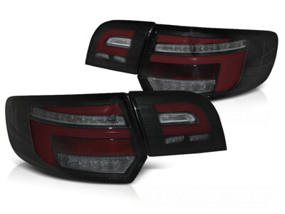 Zadné svetlá Audi A3 8P 5D Sportback Black Red LED