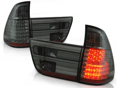 Zadné svetlá BMW E53 X5 99-03 Black Led Diody