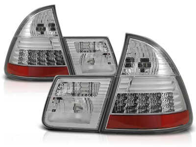 Zadné svetlá BMW E46 Touring 99-05 Chrome Led Diody