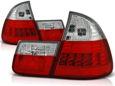 Zadné svetlá BMW E46 Touring 99-05 Clear Red Led Diody