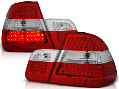 Zadné diodové svetlá BMW E46 Sedan 98-01 Red White Led