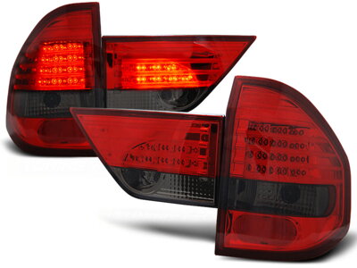 Zadné svetlá BMW E83 X3 04-06 Red Smoke Led