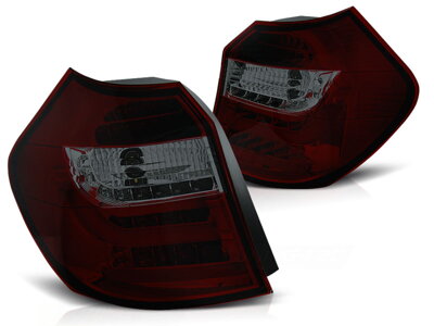 Zadné LED Bar svetlá BMW E81/E87 07-11 Red Smoke