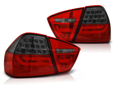 Zadné svetlá BMW E90 Sedan 05-08 Red Smoke Led Bar