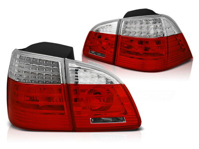 Zadné svetlá BMW E61 04-07 Touring Red White Led