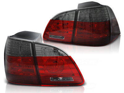 Zadné svetlá BMW E61 04-07 Touring Red Smoke Led