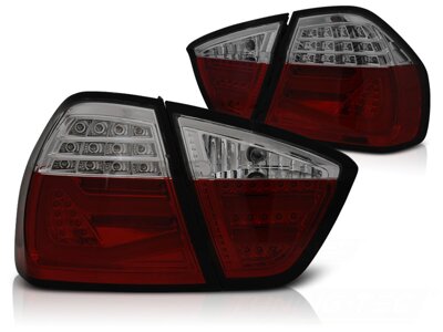 Zadné svetlá BMW E90 05-08 Red Smoke Led Bar