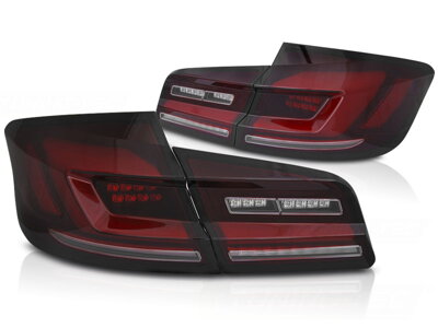 Zadné svetlá BMW F10 10-16 Red Smoke Led Bar Dynamic