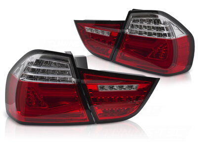 Zadné LED svetlá BMW E90 LCI 09-11 Red White Dynamic