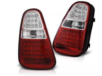 Zadné svetlá Mini Cooper R50 R52 R53 04-06 Red White Led