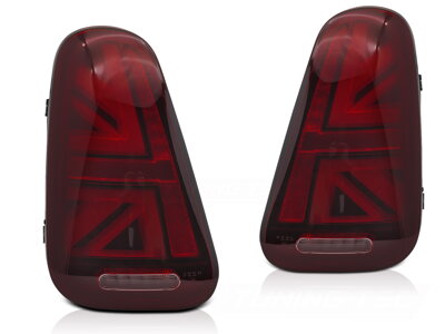 Zadné svetlá Mini Cooper R50 R52 R53 01-06 Red Led