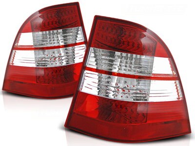 Zadné svetlá Mercedes ML W163 98-05 Led Red White