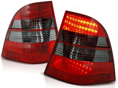 Zadné svetlá Mercedes ML W163 98-05 Led Red Smoke