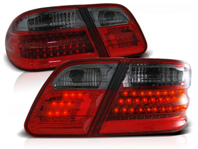 Zadné svetlá Mercedes W210 E Red Black LED