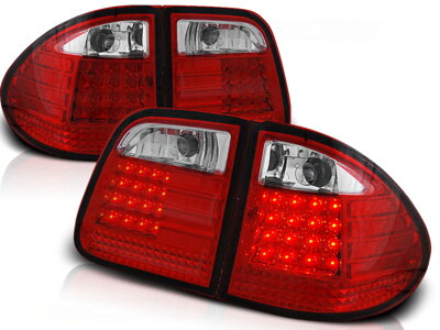 Zadné svetlá Mercedes E W210 Kombi 95-02 Red White Led