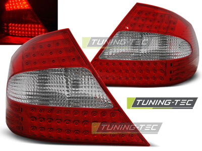 Zadné diodové svetlá Mercedes CLK W209 03-10 Red White Led