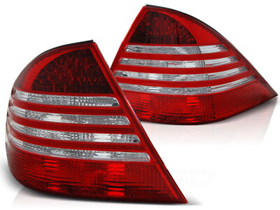 Zadné svetlá Mercedes W220 S-Trieda 98-05 Red White Led