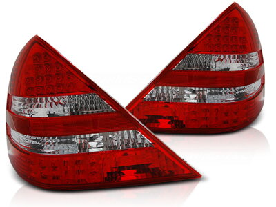Zadné diodové svetlá Mercedes R170 SLK 96-04 Red White
