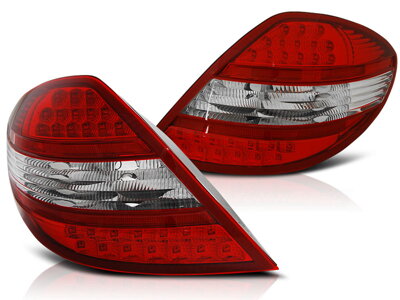 Zadné svetlá Mercedes R171 SLK 04-11 Red White Led