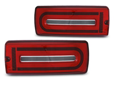 Zadné svetlá Mercedes G W463 90-18 Red White LED Bar