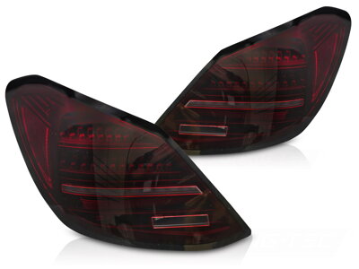 Zadné svetlá Mercedes C W205 14-21 Red Black LED