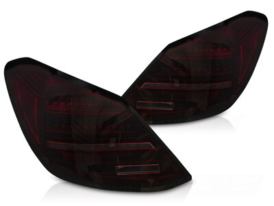Zadné svetlá Mercedes C W205 14-21 Red Smoke LED