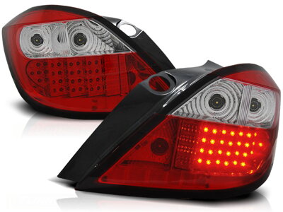 Zadné svetlá Opel Astra H 04-09 5D Red White LED