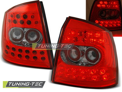 Zadné svetlá OPEL Astra G 3/5D 97-04 Red White Led