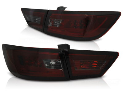 Zadné LED svetlá Renault Clio 4 Hatchback Red Smoke