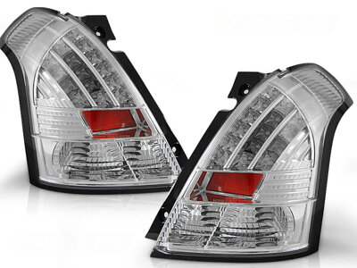 Zadné svetlá Suzuki Swift ZC11S 05-10 Chrome Led