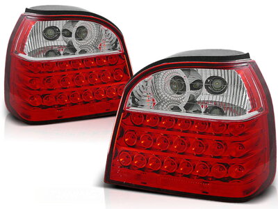 Zadné svetlá VW Golf III Red White LED