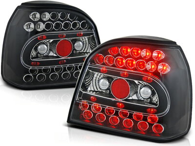 Zadné svetlá VW Golf III 91-97 Black LED