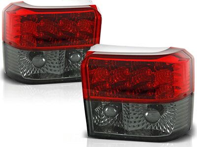 Zadné tuningové svetlá VW T4 90-03 Smoke Red Led Diody