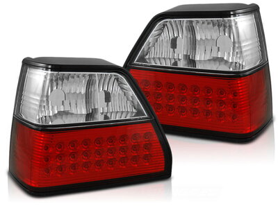 Zadné svetlá VW Golf II 83-91 Red White Led