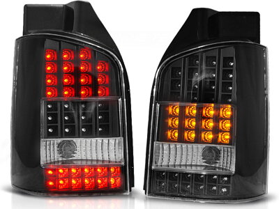 Zadné diodové svetlá VW T5 03-09 Black Led