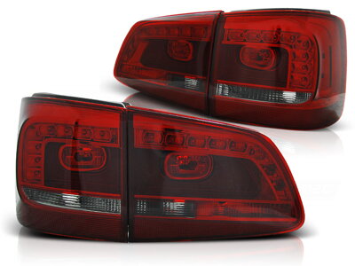 Zadné diodové svetlá na VW Touran II 2010+ Red Smoke