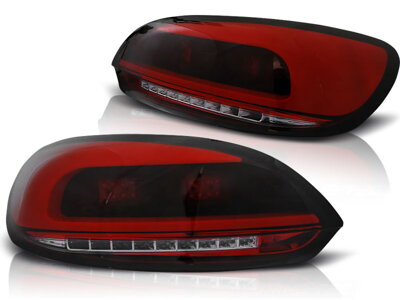 Zadné LED BAR svetlá VW Scirocco Red-Smoke