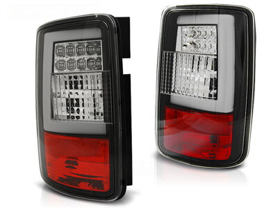 Zadné svetlá VW Caddy 03-14 Black Led Bar