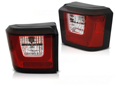 Zadné svetlá VW T4 90-03 Red White LED BAR