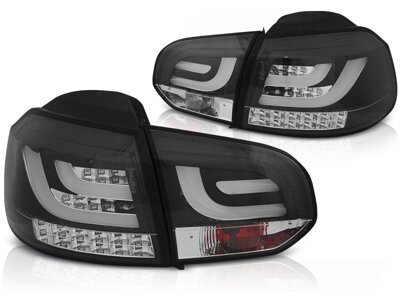 Zadné svetlá VW Golf 6 Black LED Bar