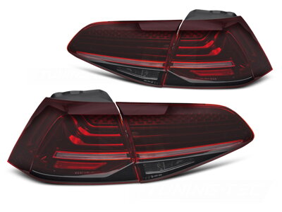Zadné svetlá VW Golf 7 Laser LED Red