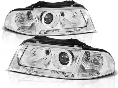 Predné tuningové svetlá Audi A4 99-00 Chrome
