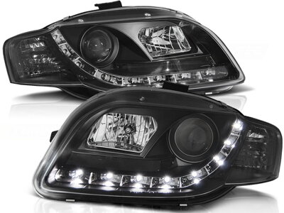 Predné svetlá AUDI A4 B7 04-08 Devil Eyes Black